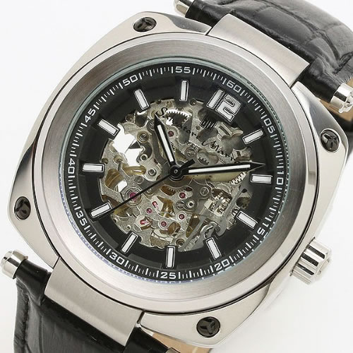 サルバトーレマーラ 自動巻き メンズ 腕時計 SM18114-SSBK ブラック/ブラック
