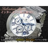 サルバトーレ マーラ クロノグラフ 腕時計 SM8005-SSWH