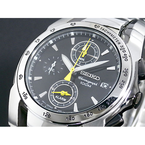 セイコー SEIKO クロノグラフ アラーム メンズ 腕時計 SNA523P1