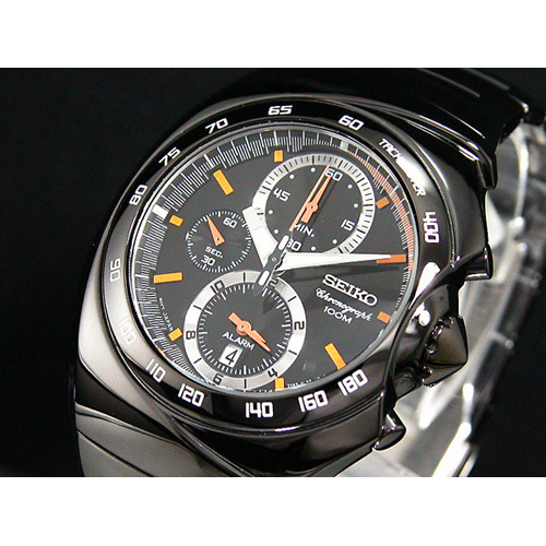 セイコー SEIKO クロノグラフ アラーム メンズ 腕時計 SNAB45P1