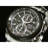 セイコー SEIKO クロノグラフ アラーム メンズ 腕時計 SNAB51P1