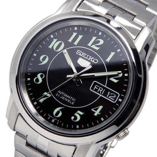 セイコー SEIKO セイコーファイブ 自動巻き メンズ 腕時計 SNKL93K1 ブラック