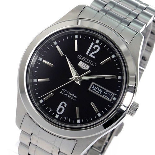 セイコー セイコー5 5 自動巻き メンズ 腕時計 SNKM57K1 ブラック