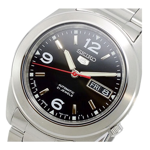 セイコー セイコー5 5 自動巻き メンズ 腕時計 SNKM77K1 ブラック