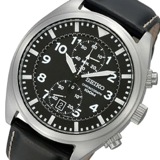 セイコー SEIKO クロノ クオーツ メンズ 腕時計 SNN231P2 ブラック