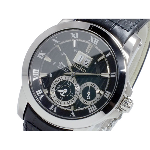 セイコー SEIKO プルミエ Premier キネティック メンズ パーぺチュアル 腕時計 SNP093P2