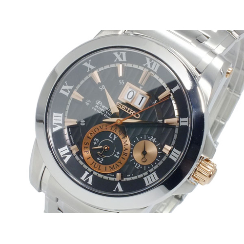 セイコー プルミエ キネティック メンズ パーぺチュアル 腕時計 SNP098P1