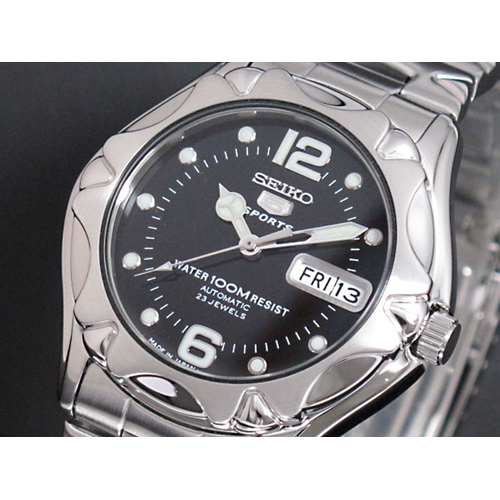セイコー セイコー5 スポーツ  日本製 自動巻き 腕時計 SNZ453J1