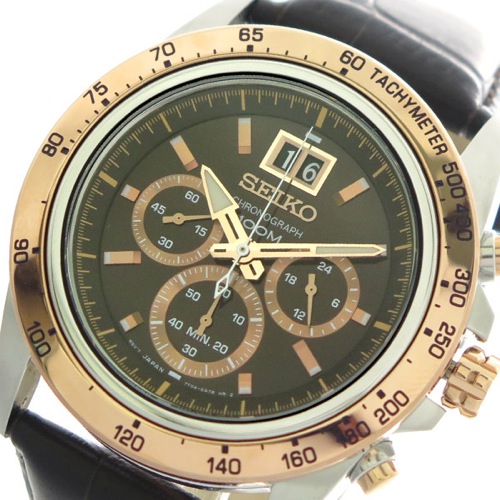 セイコー SEIKO 腕時計 メンズ SPC248P1 クォーツ ダークブラウン