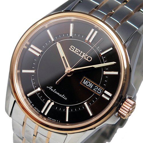 セイコー SEIKO プレサージュ 自動巻き メンズ 腕時計 SRP406J1 ブラウン