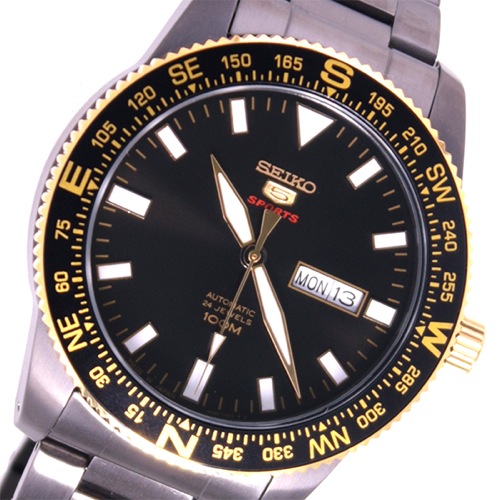 セイコー 5スポーツ 自動巻き メンズ 腕時計 SRP670J1 ブラック