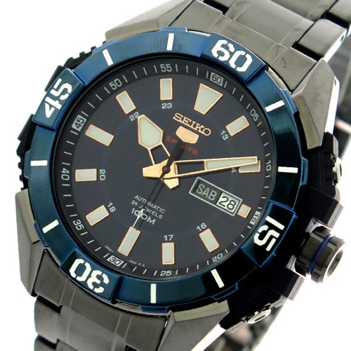 セイコー SEIKO 腕時計 メンズ SRP797K1 セイコー5 SEIKO5 スポーツ SPORTS 自動巻き ネイビー メタルブラック