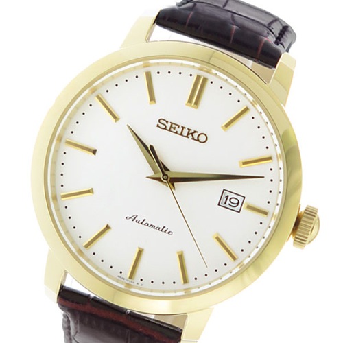 【送料無料】セイコー SEIKO オートマチック AUTOMATIC 自動巻き メンズ 腕時計 SRPA28K1 ホワイト - メンズブランド