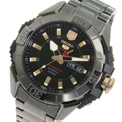 セイコー セイコーファイブ スポーツ 60周年記念モデル 自動巻き メンズ 腕時計 SRPA31K1 ブラック