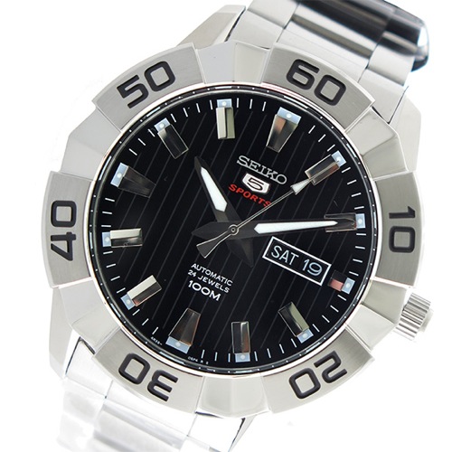 セイコー5 自動巻き メンズ 腕時計 SRPA51K1 ブラック