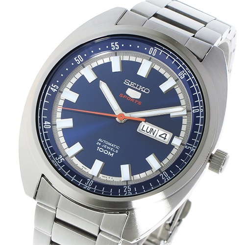 セイコー5 自動巻き メンズ 腕時計 SRPB15K1 ブルー