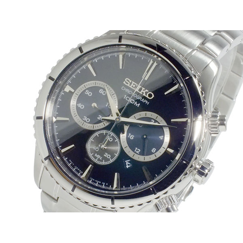セイコー SEIKO クオーツ メンズ クロノグラフ 腕時計 SRW035P1