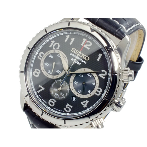 セイコー SEIKO クオーツ メンズ クロノグラフ 腕時計 SRW037P2