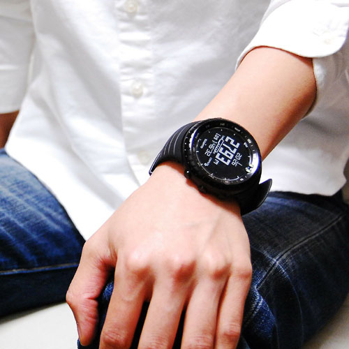 スント コア オールブラック - 腕時計(デジタル)