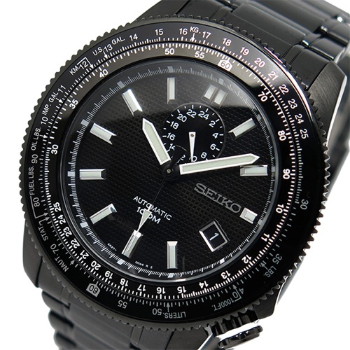セイコー スーペリア SUPERIOR 自動巻き メンズ 腕時計 SSA007K ブラック
