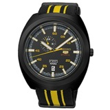 セイコー5 スポーツ 自動巻き メンズ 腕時計 SSA289J1 ブラック/イエロー