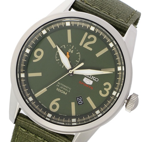 セイコー セイコー5 5 スポーツ 自動巻き メンズ 腕時計 SSA299J1 グリーン/カーキ