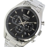 セイコー SEIKO クロノ クオーツ メンズ 腕時計 SSB225P1 ブラック