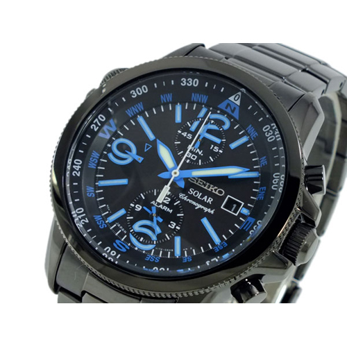 セイコー SEIKO SOLAR クロノグラフ 腕時計 SSC079P1
