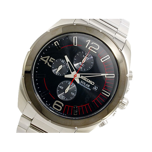 セイコー SEIKO ソーラー メンズ クロノ 腕時計 SSC215P1