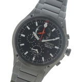 セイコー スポーチュラ ソーラー クロノ クオーツ メンズ 腕時計 SSC481P1 ブラック