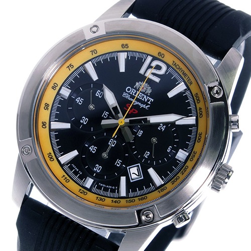 オリエント ORIENT SP クロノ クオーツ メンズ 腕時計 STW01007B0 ブラック