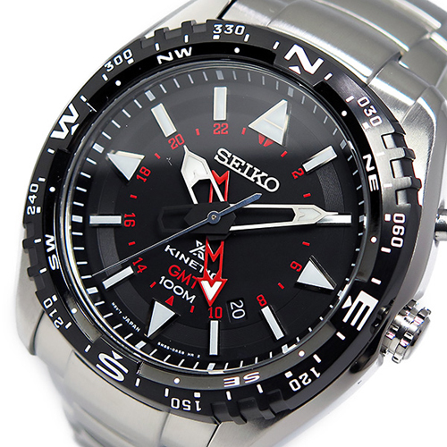 セイコー プロスペックス キネティック クオーツ 腕時計 SUN049P1 ブラック