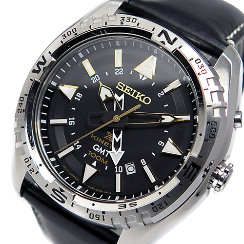 セイコー プロスペックス キネティック クオーツ 腕時計 SUN053P1 ブラック