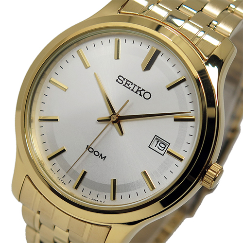 【送料無料】セイコー SEIKO クオーツ メンズ 腕時計 SUR148P1 シルバー/ゴールド - メンズブランドショップ グラッグ