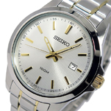 セイコー SEIKO クオーツ メンズ 腕時計 SUR157P1 シルバー/ゴールド