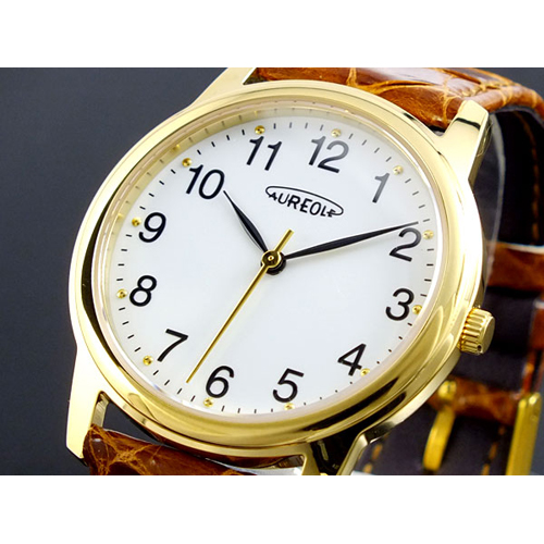 オレオール AUREOLE　メンズ 腕時計 SW-467M-2