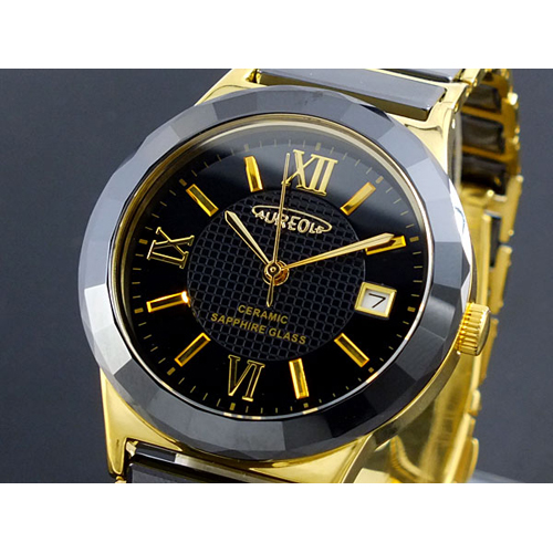 オレオール AUREOLE　メンズ 日本製 腕時計 SW-481M-2