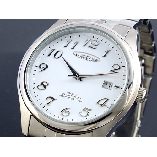オレオール AUREOLE　メンズ ドレス 腕時計 SW-483M-3
