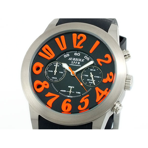 オレオール AUREOLE　メンズ クロノグラフ 腕時計 SW-577M-4