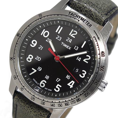 タイメックス TIMEX クオーツ メンズ 腕時計 T2N639 ブラック