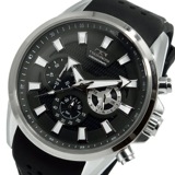 テクノス TECHNOS クオーツ クロノ メンズ 腕時計 T6396SB ブラック