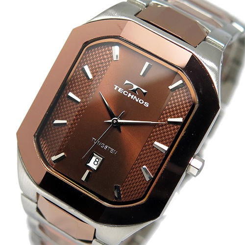 テクノス TECHNOS クオーツ メンズ 腕時計 T9353AA ブラウン