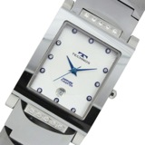 テクノス TECHNOS タングステン クオーツ メンズ 腕時計 T9407CS ホワイト