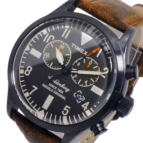 タイメックス ウォーターベリー クロノ 腕時計 TW2P64800 ブラック 国内正規
