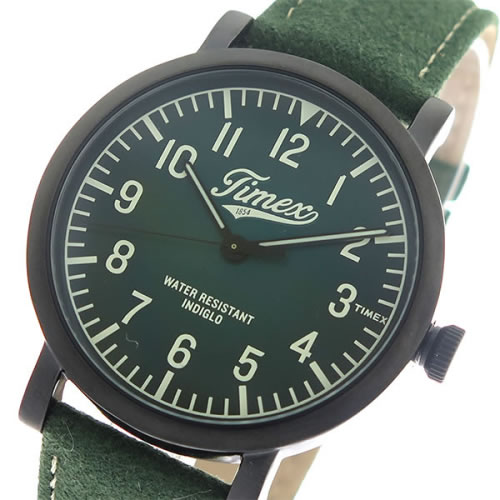 タイメックス Waterbury クオーツ ユニセックス 腕時計 TW2P83300 グリーン/グリーン