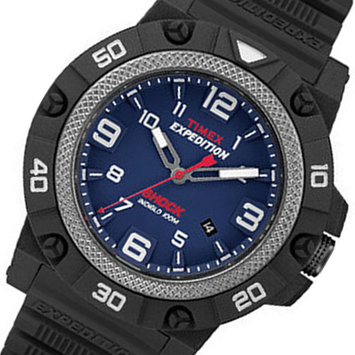 タイメックス FIELD SHOCK クオーツ メンズ 腕時計 TW4B01100 国内正規 ネイビー