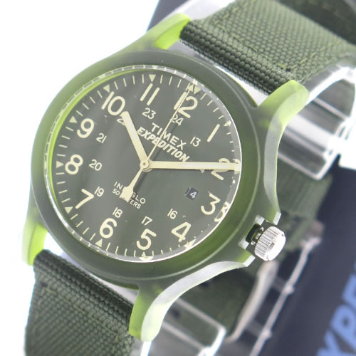 タイメックス インディグロ クオーツ メンズ レディース 腕時計 TW4B09500 カーキ/カーキ