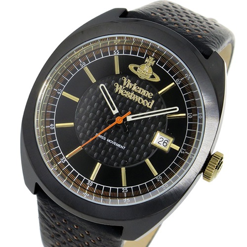 ヴィヴィアン ウエストウッド クオーツ メンズ 腕時計 VV136BKBK ブラック