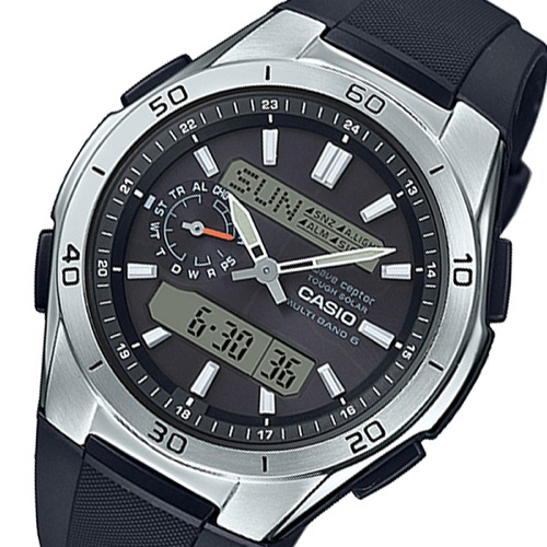 カシオ ウェーブセプター メンズ 電波 腕時計 WVA-M650-1AJF ブラック 国内正規