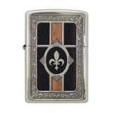 ジッポ ZIPPO ウッディデザイン ユリ 喫煙具 ライター メンズ WY-NI シルバー